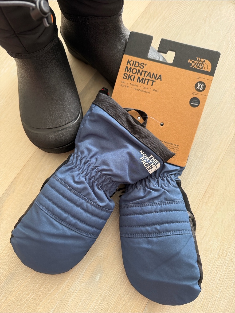 The North Face Kids' Montana Ski Mittts - Blue (XS) NWT
